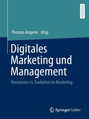 cover image of Digitales Marketing und Management